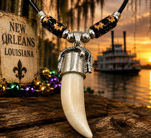 Alligator tooth leather - alligator,